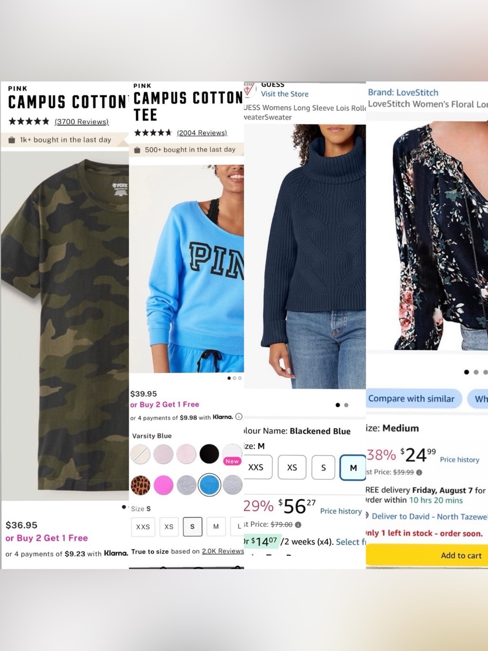 🪩 WOMEN’S 11 PIECE FALL CLOTHING BUNDLE | LARGE🪩 - Picture 12 of 15